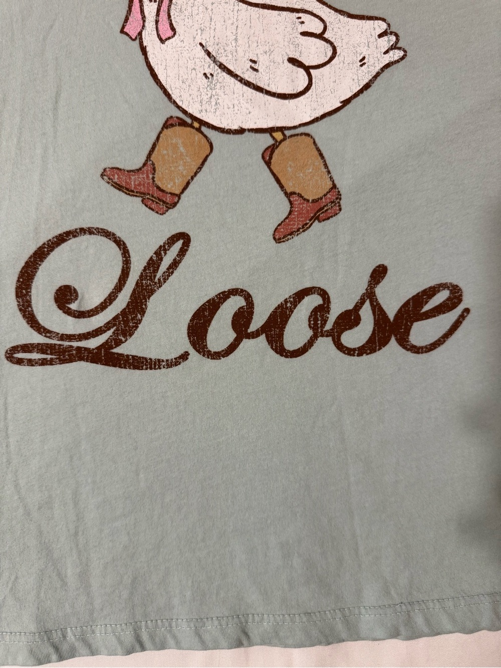 Originality “Silly Goose on the Loose" Graphic Tee - Mint - Picture 4 of 12